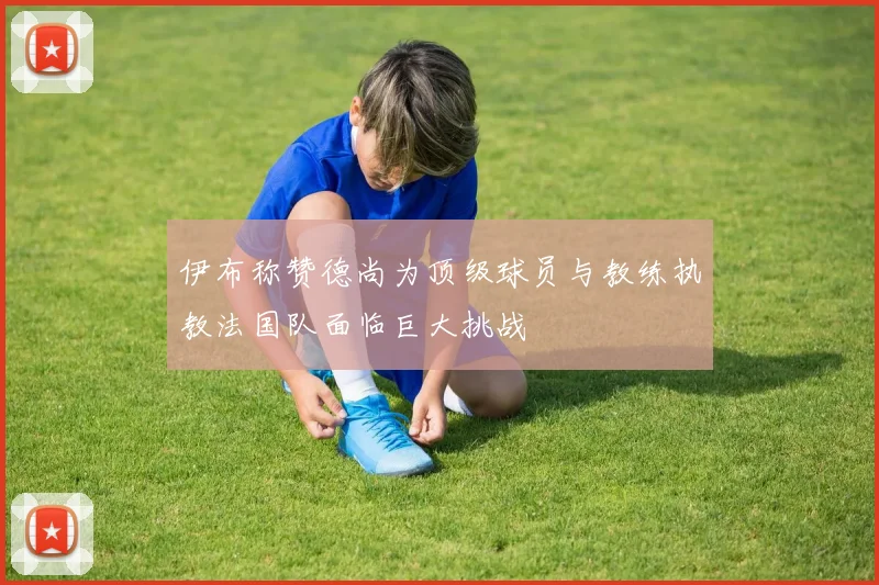 伊布称赞德尚为顶级球员与教练执教法国队面临巨大挑战